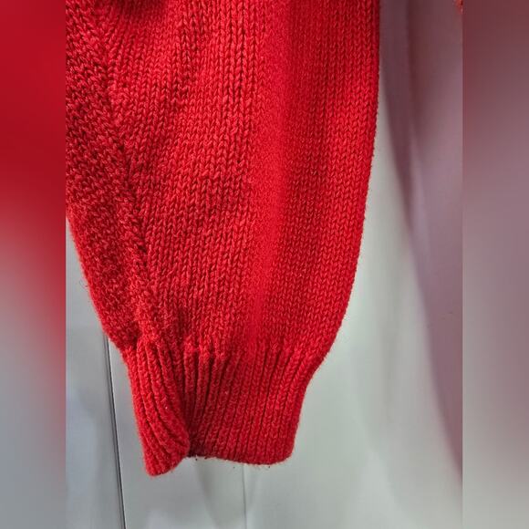 Vintage Westbound Red Sequin Turtleneck Sweater – Size Large - Picture 10 of 16
